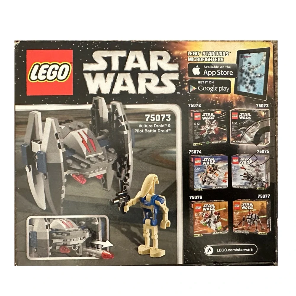 LEGO, Star Wars Microfighters Series 2 Vulture Droid (75073). Collectible.